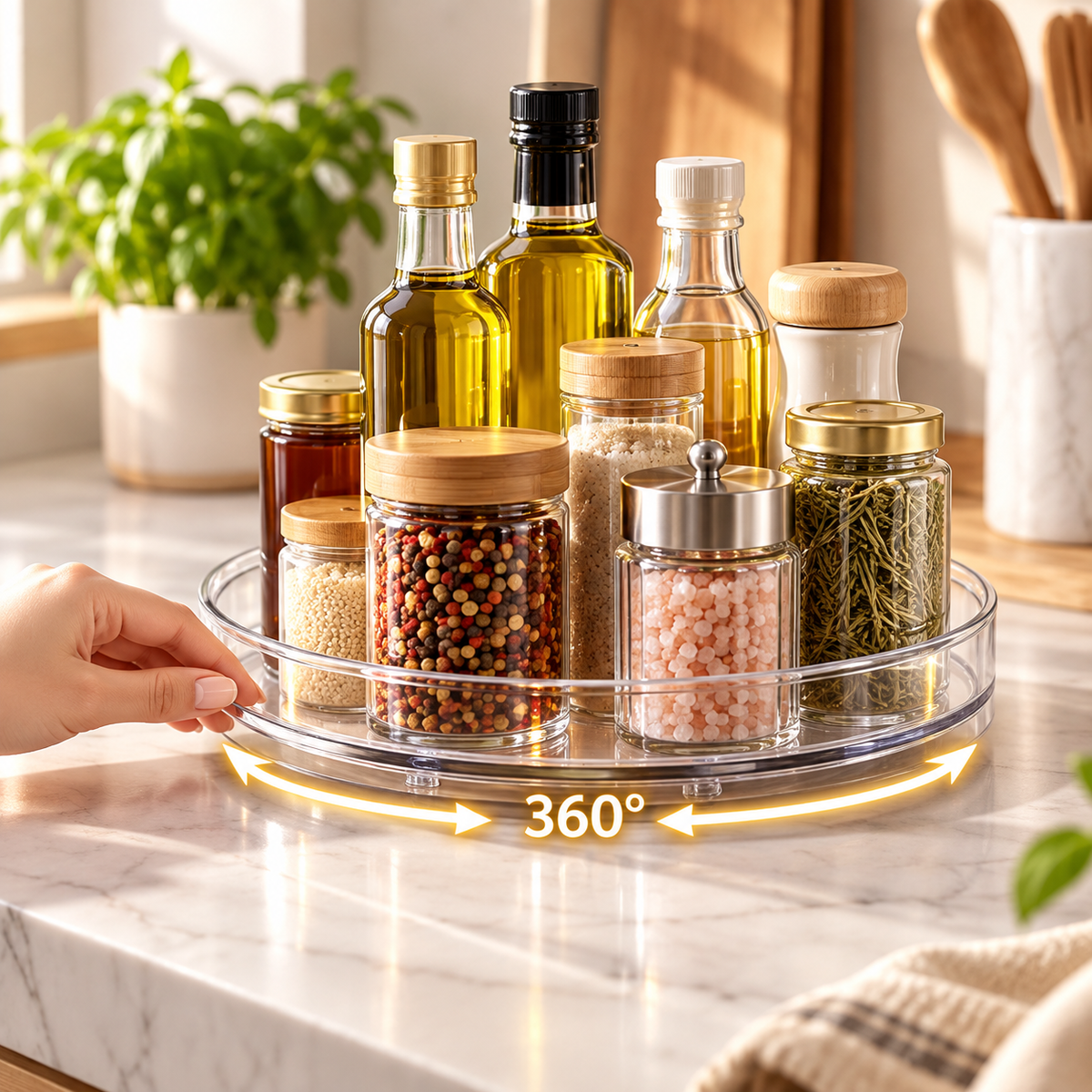FreshKeeper™ 360° Rotating Organizer — 2 Pack